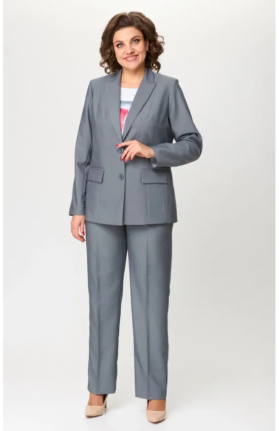 Костюм БелЭльСтиль 412-303/596-279 серый