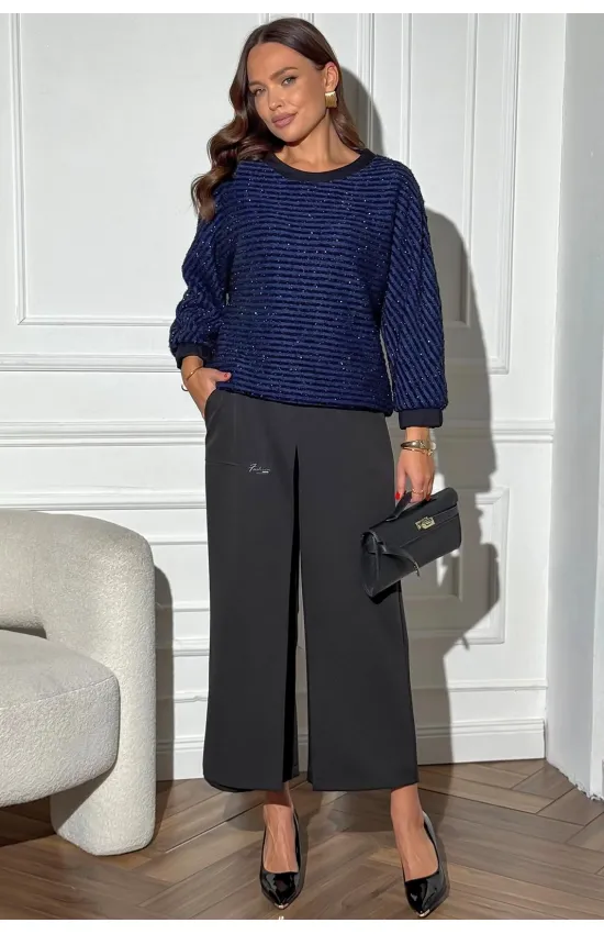 Костюм DilanaVIP 2124 синий-черный