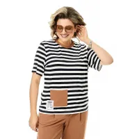 Костюм Michel Chic 1452 молоко + полоска