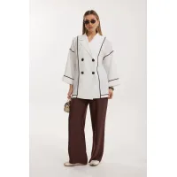 Костюм KALORIS 2307/1 белый+коричневый