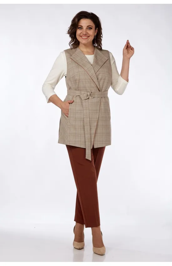 Костюм Jurimex 2951 беж+молочный+коричневый