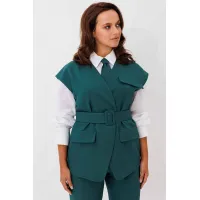 Костюм MisLana 12522 морская волна с белым