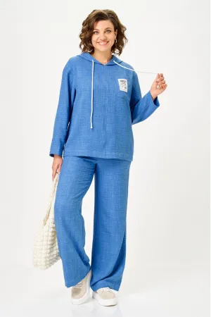 Костюм Vilena fashion 1178 голубой