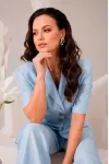 Костюм MisLana 1294 голубой Костюм MisLana 1294 голубой
