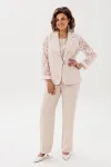 Костюм Anelli 1869 бежевое кружево
