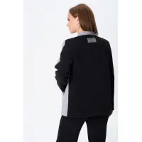 Костюм Vilena fashion 1090 серый-черный