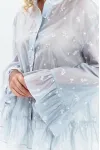 Костюм Euromoda 769 молочный+дымчато-голубой Костюм Euromoda 769 молочный+дымчато-голубой