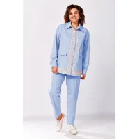 Костюм Милора-стиль 1440 голубой