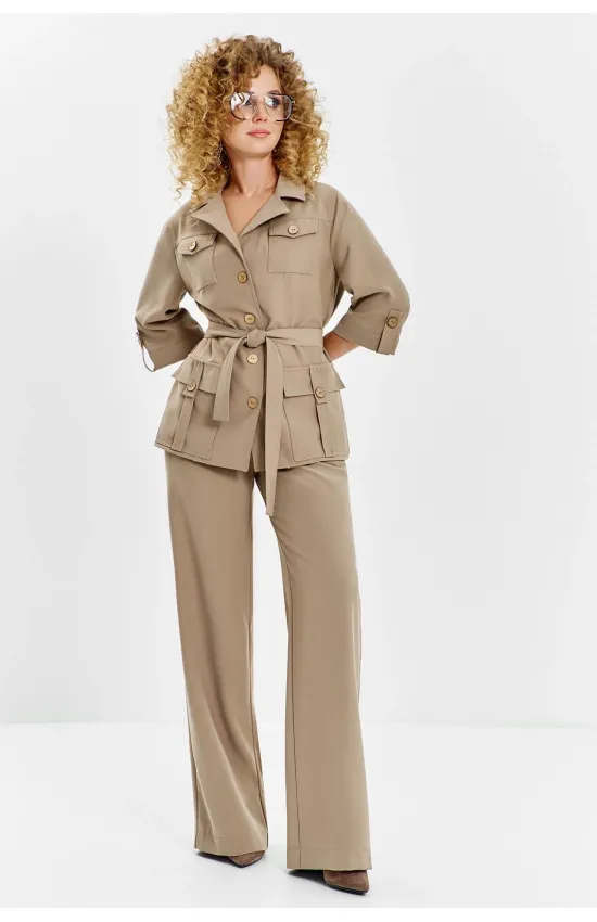 Костюм Euromoda 630 бежевый Костюм Euromoda 630 бежевый