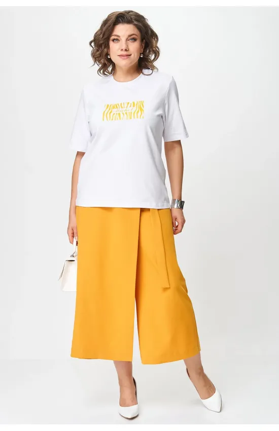 Костюм Michel Chic 1336 белый охра