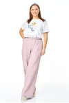 Костюм T&N 7739 пыльная роза и белый