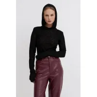 Костюм PiRS 5744 черный+ марсала