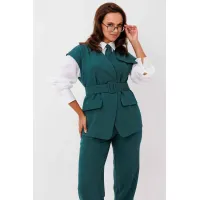 Костюм MisLana 12522 морская волна с белым