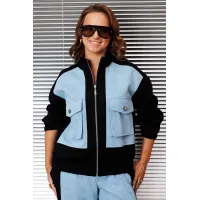 Костюм INVITE 6109 черный с голубым