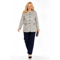 Костюм Асолия 1506-1 молочно-синий