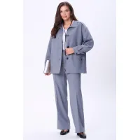 Костюм Vilena fashion 1089 серый