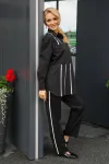 Костюм Alani 2399 черный+ полоска