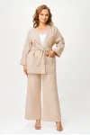 Костюм Anastasia MAK 1291-1 бежевый+молочный