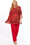 Костюм Элль-стиль 2213.16 красный мрамор