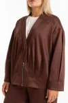 Костюм ALGRANDA 4127-6 Коричневый,Молочный Костюм ALGRANDA 4127-6 Коричневый,Молочный