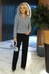 Костюм Alani 2392 серая клетка/ черный