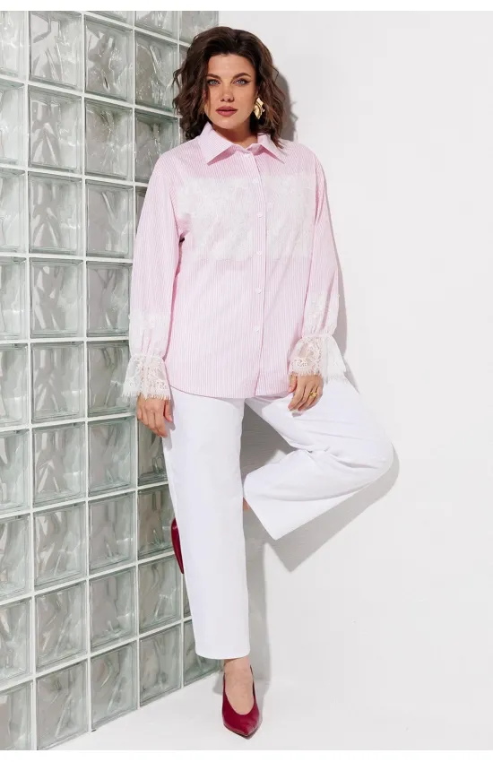 Костюм Anastasia MAK 1352 розовый+полоска