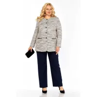 Костюм Асолия 1506-1 молочно-синий