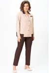 Костюм Vilena fashion 1144 беж+шоколад