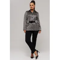 Костюм Галеан Cтиль 827 черный с серыми кольцами