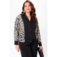 Костюм Lady Style Classic 2904 Черный с бежевым