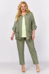 Костюм ALGRANDA 4050-4 Хаки,Лимонный