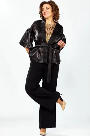 Костюм Mira Fashion 5633 черный+золото