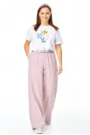 Костюм T&N 7739 пыльная роза и белый