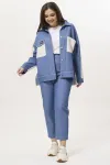 Костюм Ma cherie 3044 голубой+молочный