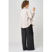 Костюм 2282 черный+жемчуг