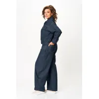 Костюм Кокетка и К 1505 синий джинс