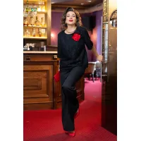 Костюм VI ORO 1233 черный