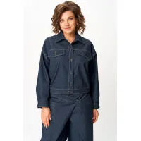 Костюм Кокетка и К 1505 синий джинс