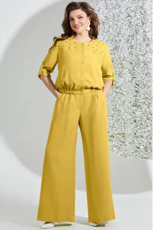 Костюм Mira Fashion 5440-2 горчичный