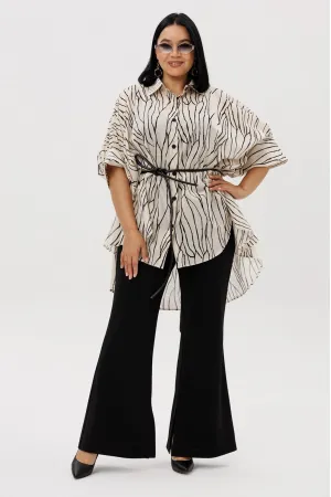 Костюм Anastasia 1260-2 молочно-чёрный