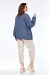 Костюм Lady Style Classic 2968 Голубой с бежевым