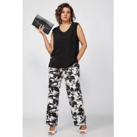 Костюм ALGRANDA 3971-2 Белый,Черный