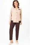 Костюм Vilena fashion 1144 беж+шоколад