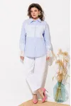 Костюм Anastasia MAK 1352 голубой+полоска