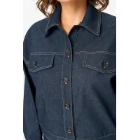 Костюм Кокетка и К 1505 синий джинс