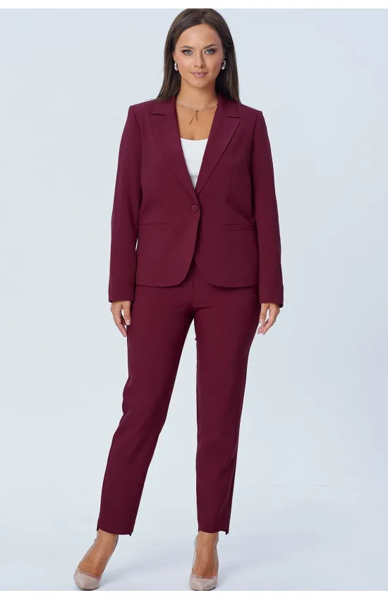 Костюм Vilena fashion 1003 бургунди