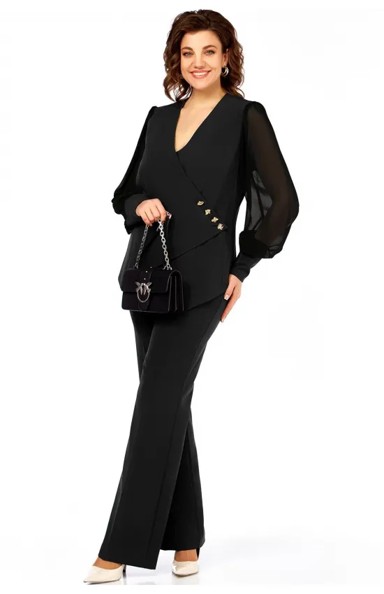 Костюм Ольга Стиль С967 черный