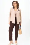 Костюм Vilena fashion 1144 беж+шоколад