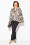 Костюм Лилиана 1489БрПн леопард+черный