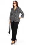 Костюм Taita plus 2523 черно-белый ,черный Костюм Taita plus 2523 черно-белый ,черный